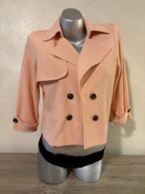 New York & Company Women's Coral Jacket Size Petite Large